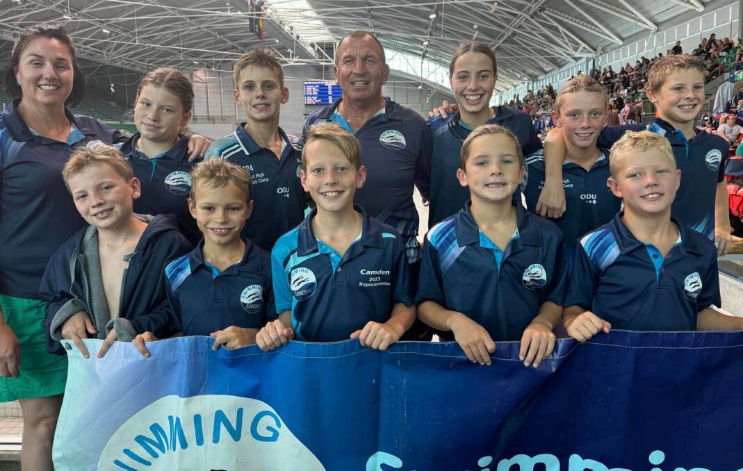 The Swimming Gunnedah squad left SOPAC on Sunday absolutely stoked with their collective performances. Picture by Swimming Gunnedah Inc. 