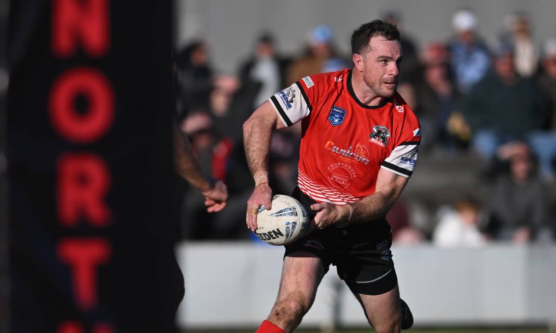 Scott Blanch played a crucial hand in North Tamworth's eighth consecutive premiership victory on Saturday. Picture by Gareth Gardner.
