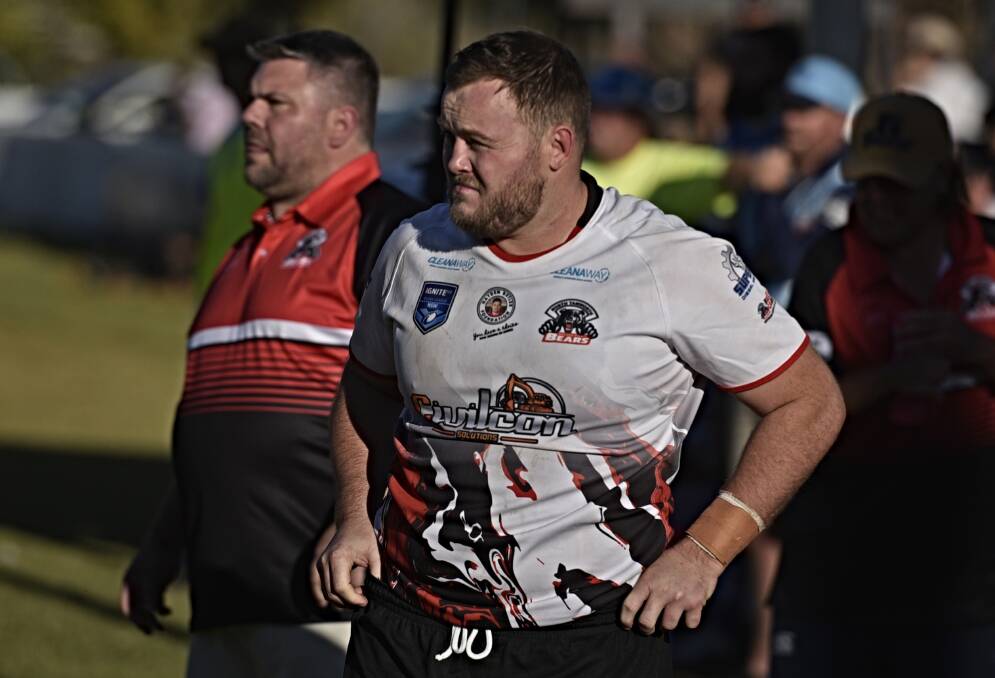 Veteran Bears prop, Ben Jarvis, hopes to play this weekend but is fighting a hamstring niggle. Picture by Mark Bode. 
