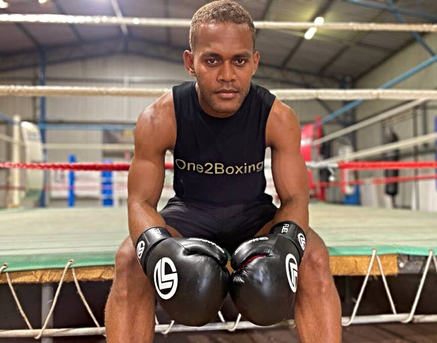 Lemuel Silisia has stepped up his training in preparation for his bout against Simon Rendina next month. Picture by Zac Lowe.