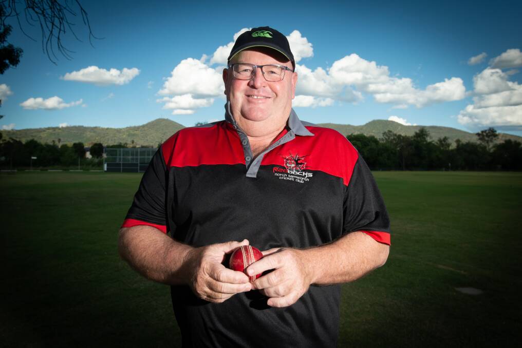 Steve Newman is a legend of the North Tamworth Redbacks, and over the weekend he added another accolade to a long list compiled over the course of nearly 30 years. Picture by Peter Hardin.