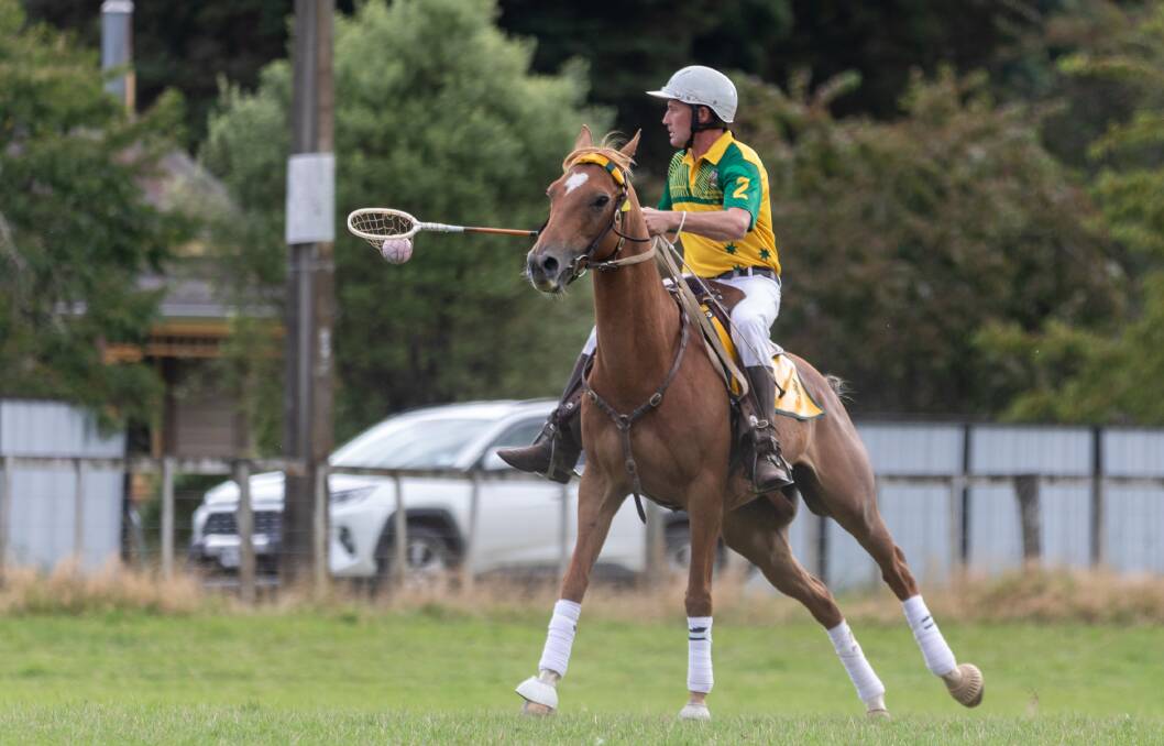 Chris Anderson is Quirindi's newest Australian representative after donning the green and gold recently. Picture by Around the Traps - Rural Life in Photos.