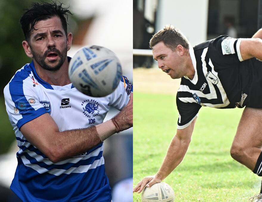 Moree captain-coach Mick Watton (left) and Werris Creek Magpies captain Cody Tickle give their takes on last weekend's game and its implications going forward. Pictures by Gareth Gardner and Mark Bode.