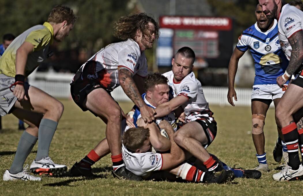 The North Tamworth Bears avenged their round seven loss to the Moree Boars (pictured) with an 18-point victory on Saturday. Picture by Mark Bode. 