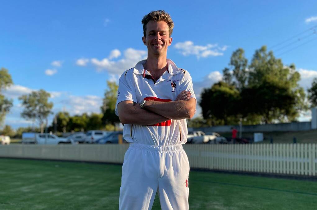 Jack McVey was not in full flow on Saturday, but picked up wickets regardless as City United cut through North Tamworth in the first innings. Picture by Zac Lowe.