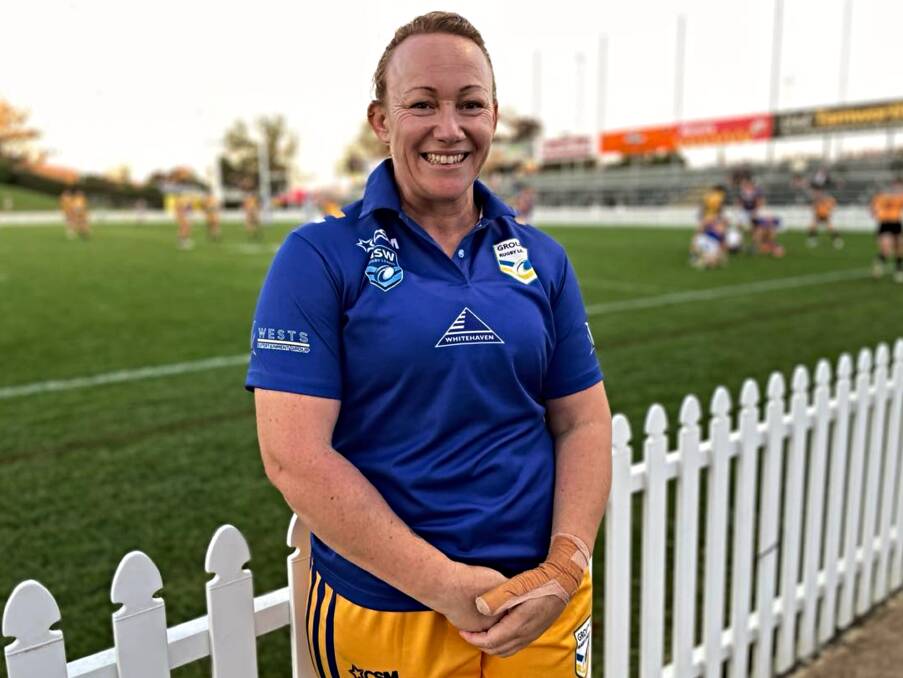 Jess Slade has scarcely played any rugby league in her life. But that didn't stop her from starring for Group 4. Picture by Zac Lowe. 