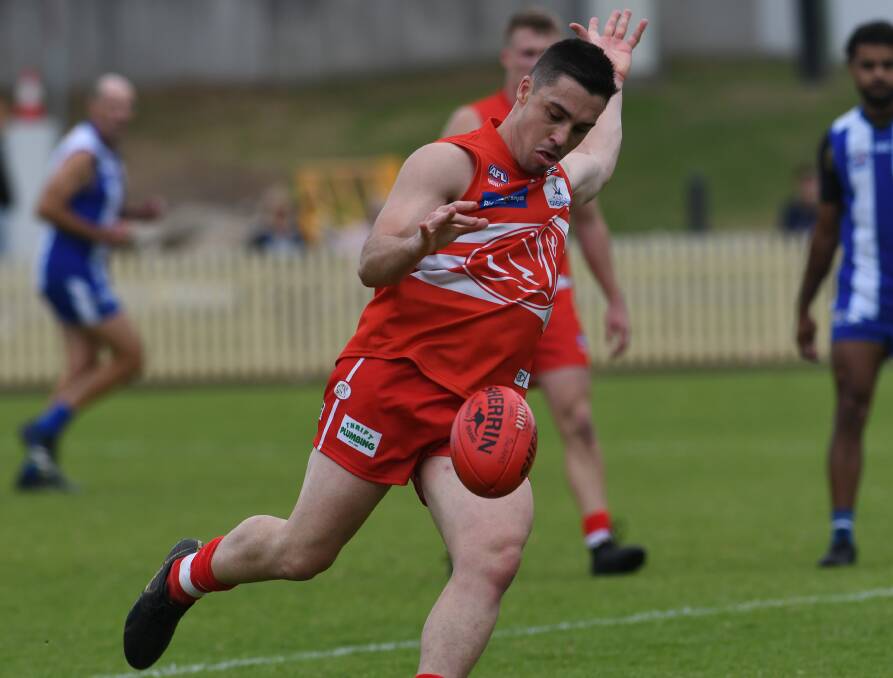 The Tamworth Swans nominated Josh Jones in the Local Achiever category after his blockbuster season. Picture by Gareth Gardner. 
