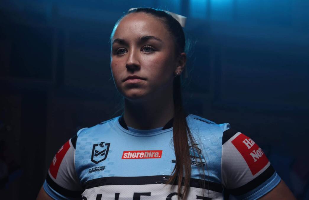 With the 2024 NRLW season less than two weeks away, Jada Taylor believes the Sharks can make a splash. Picture by Cronulla-Sutherland Sharks.