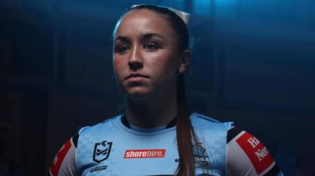 With the 2024 NRLW season less than two weeks away, Jada Taylor believes the Sharks can make a splash. Picture by Cronulla-Sutherland Sharks.