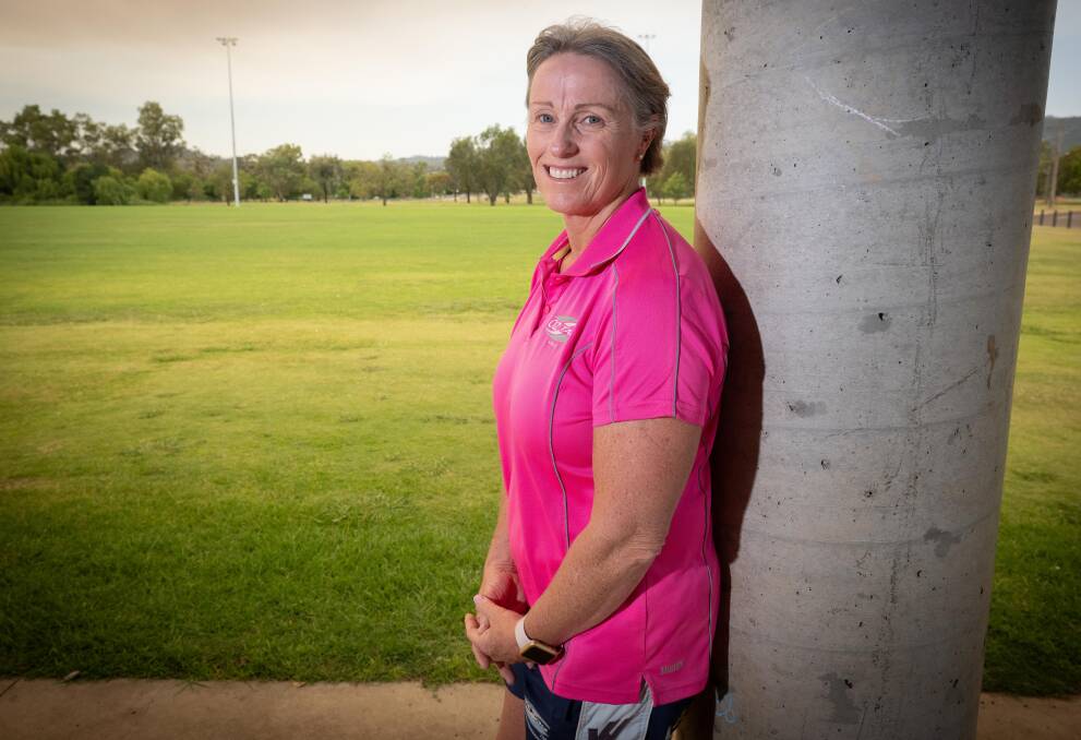Katrina Davis has played a huge role in the development of junior Oztag in Tamworth over the last two decades. Picture by Peter Hardin. 