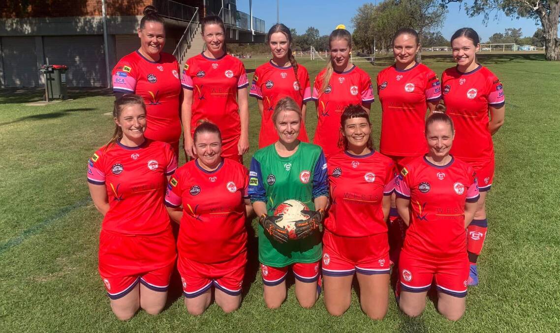 The OVA women learned quickly from their loss in round one to post an impressive win yesterday. Picture by Oxley Vale Attunga Football Club. 