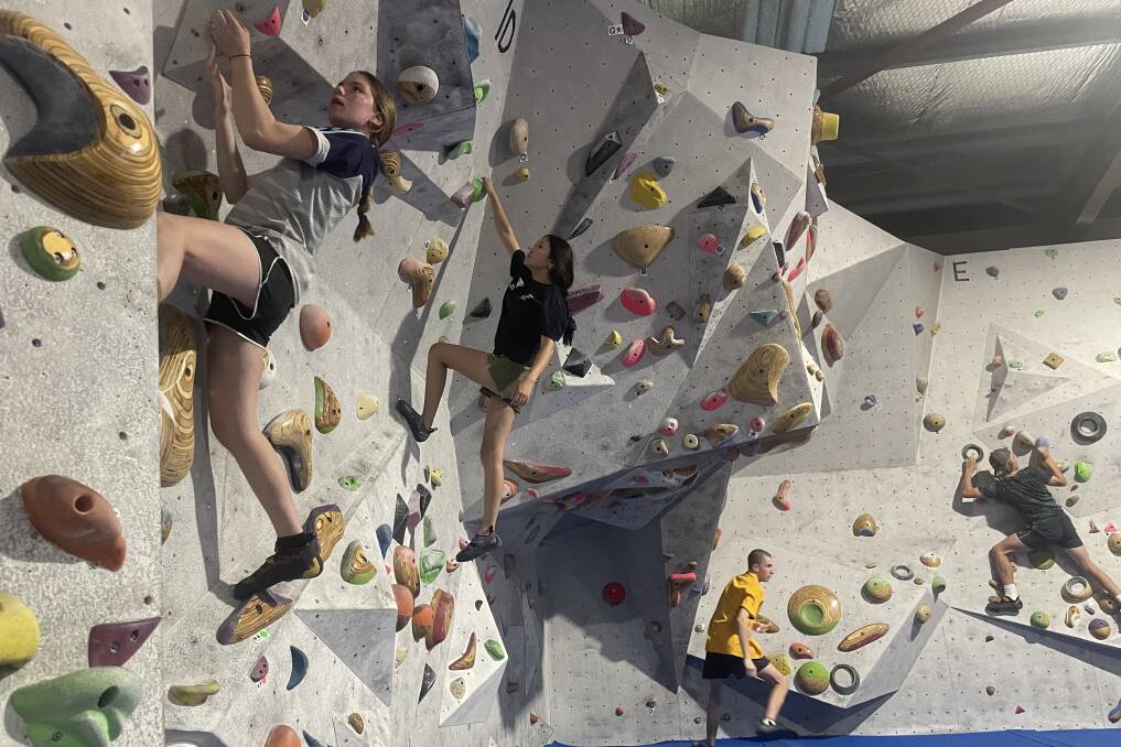 On the wall: Ten4 Bouldering has competitions for players from primary school-age through to open divisions. Photo: Supplied.