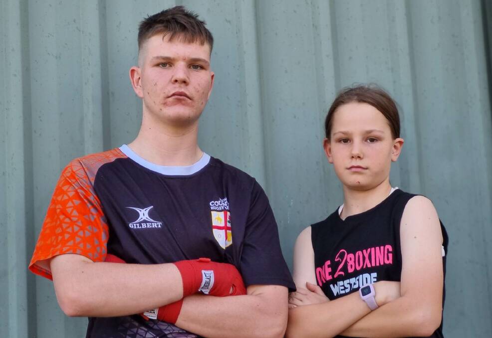 Rohan Martin and Sienna Carroll hope to make up in preparation what they lack in experience when they travel to Melbourne today. Picture by Zac Lowe.