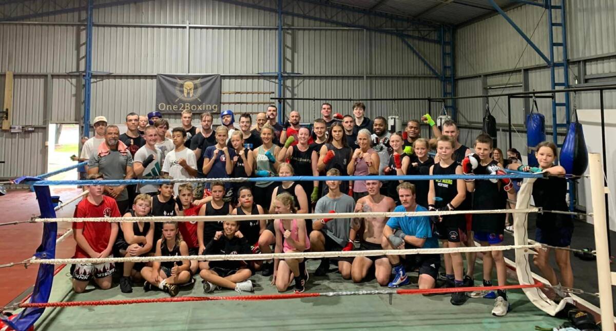 One2Boxing had both rings going non-stop for over four hours on the weekend, such was the volume of boxers who turned up. Picture by One2Boxing Westside.