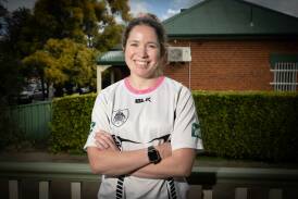 Between her rugby and netball commitments, Saturday afternoon's can be pretty busy for stand-in Tamworth Magpies captain Tegan Barnaby. Picture by Peter Hardin