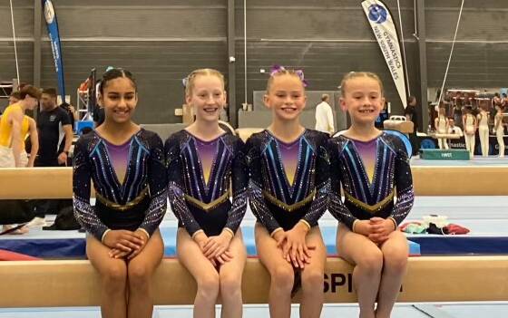 The level four A team tumbled their way to gold.