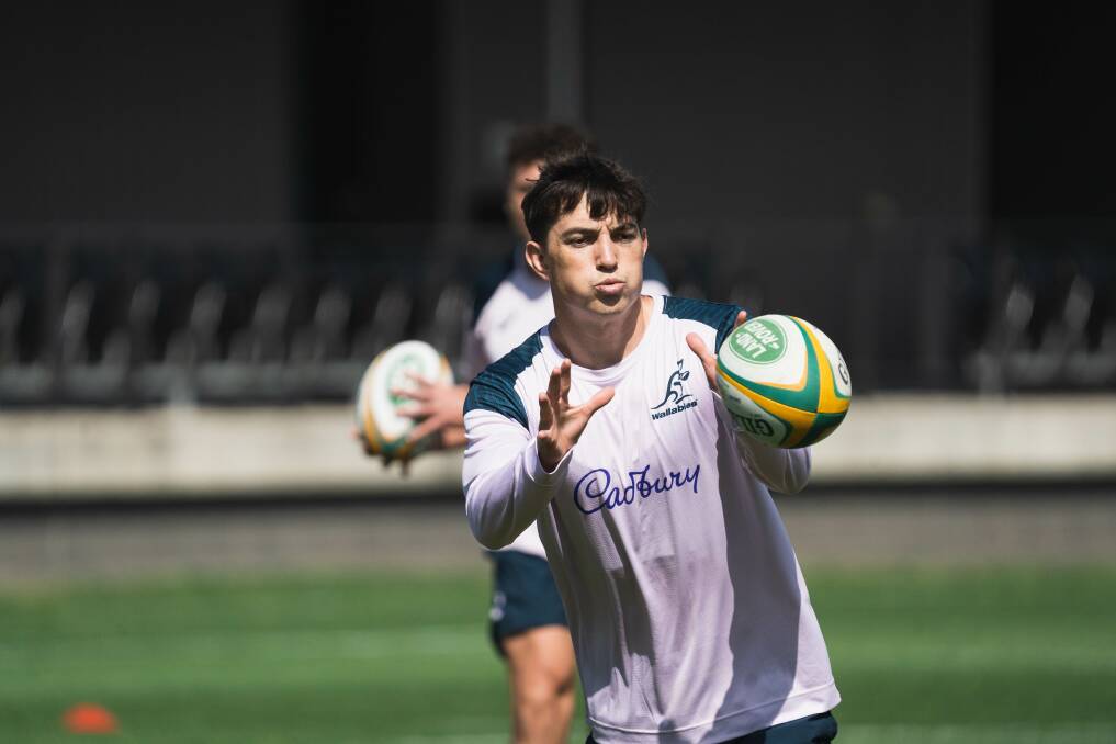 Jock Campbell is on the verge of realising his boyhood dream. Picture by Andrew Phan/Wallabies Media