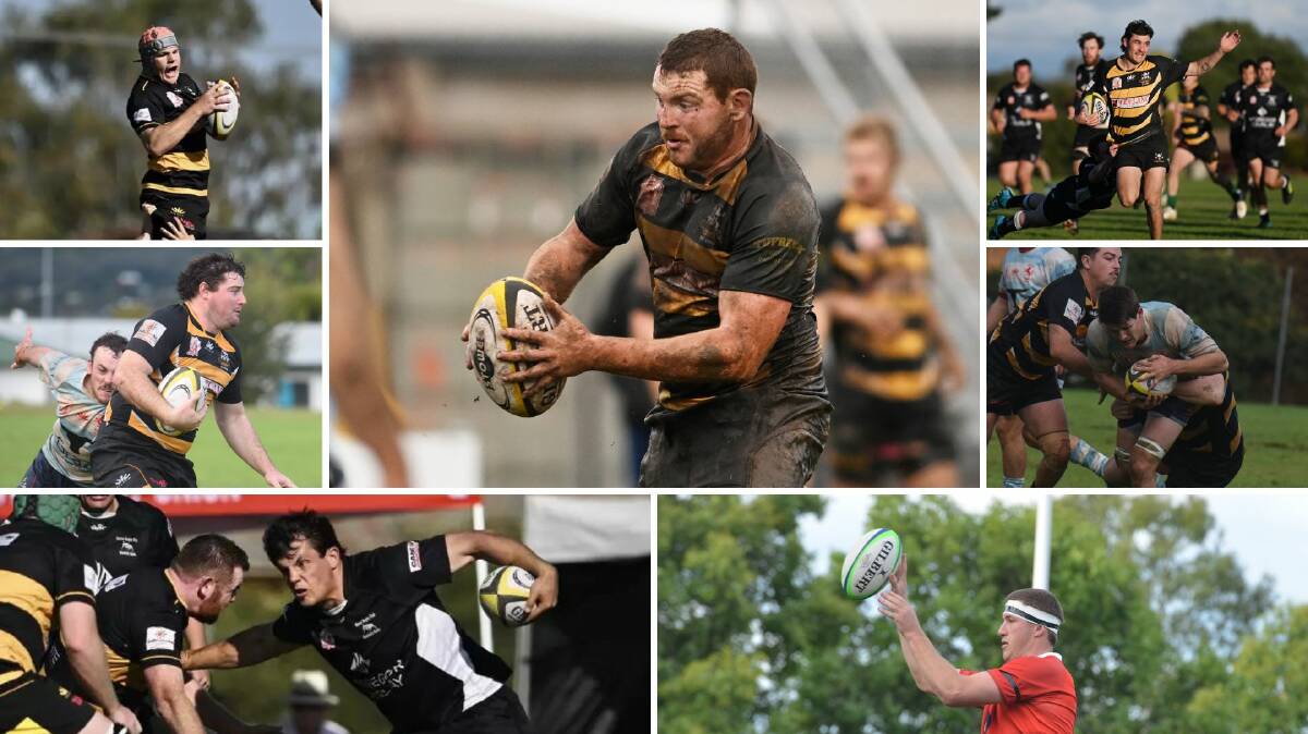 (Clockwise from top left) Mitch Mack, Nick McCrohon, Blair Maloney, Hamish Dunbar, Tim McDermott, Duncan Woods and Sam Collett will have a big role to play for Central North this weekend.