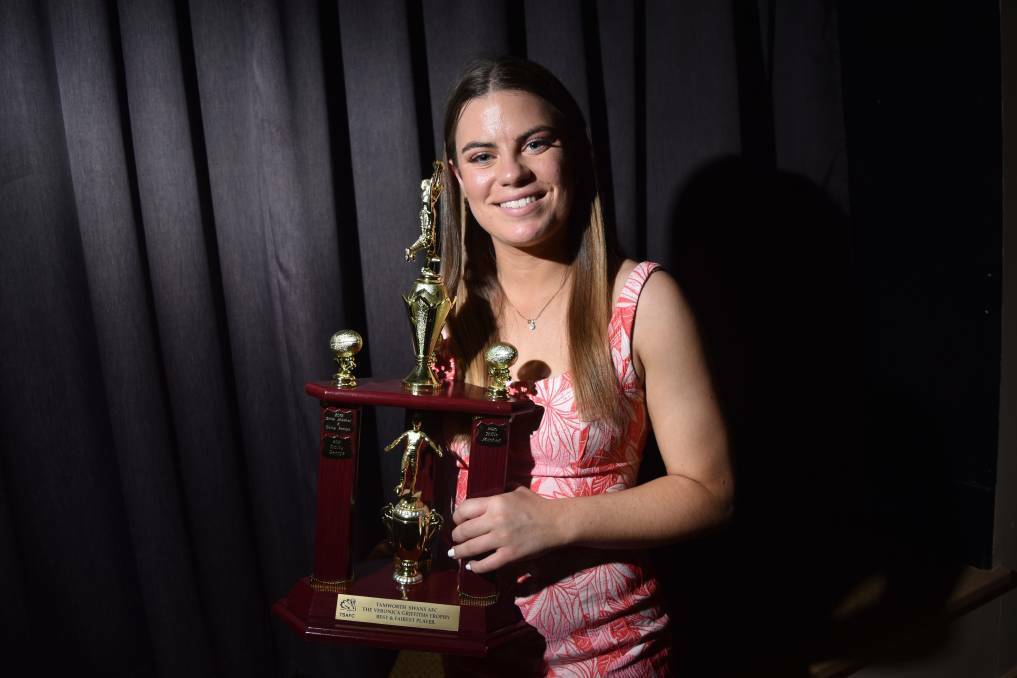 George was twice named the Swans' women's best and fairest during her three years at the club. Picture by Ben Jaffrey