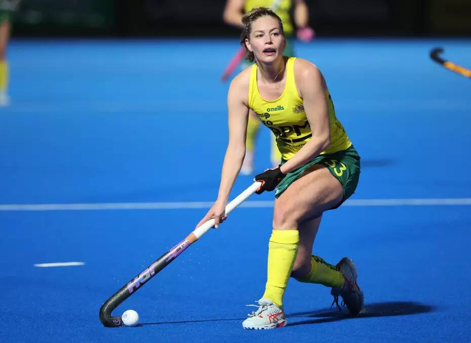 It's been a big 12 months and-a-bit for Arnott after making her debut for the Hockeyroos last May. Picture David Mariuz