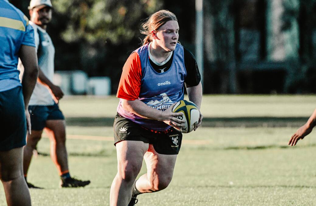 Erika Maslen has loved her first couple of weeks training with the Brumbies. Picture Lachlan Lawson/ACT Brumbies Media