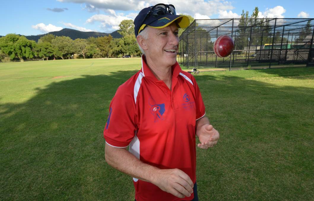 Steve Wilson will lead what he regards as the strongest side he has taken away for a few years to the over 50s state championships. Picture File Photo