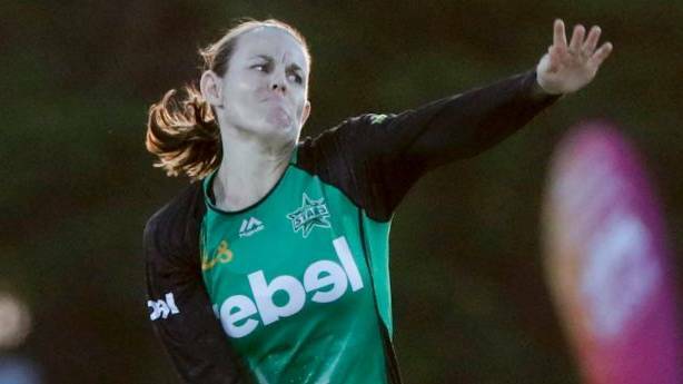 Erin Osborne was miserly for the Melbourne Stars in their win over Perth on Sunday. Photo: AAP