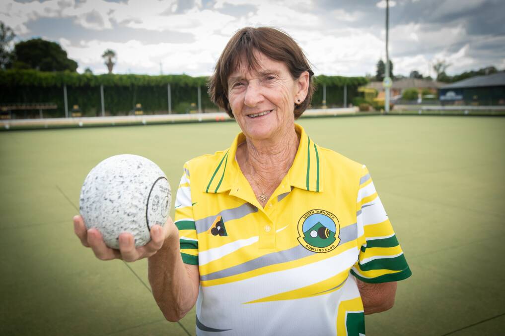 Carol White will represent NSW at the indoor lawn bowls nationals later this year. Picture Peter Hardin 250123PHD003