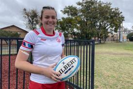 Last month's NSW Country Championships were another step for Rhiannan Adamson in her rugby journey. Picture by Samantha Newsam