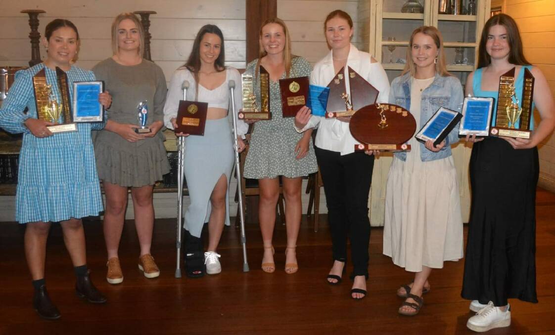 The Quirindi women celebrated their best performers for the season on Friday night.