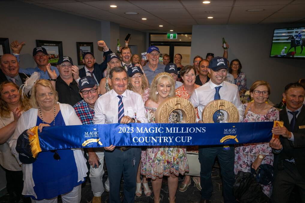 The winning connections. Picture Magic Millions