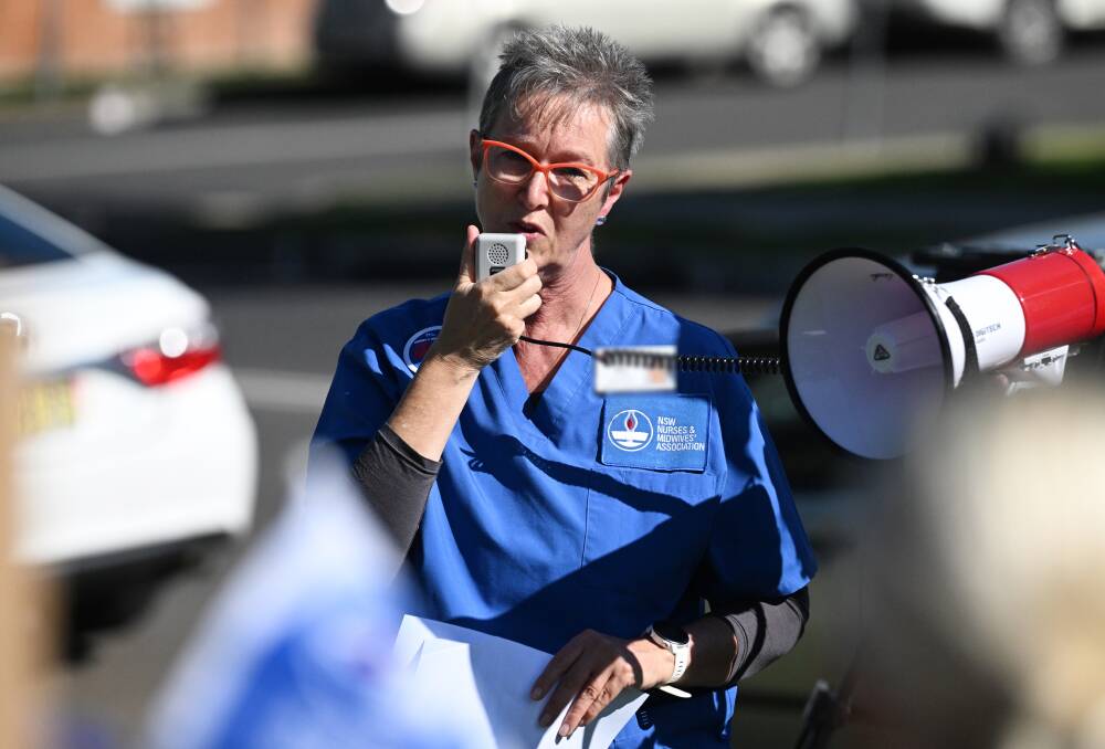 NSW Nurses and Midwives Association Tamworth branch secretary Jill Telfer said the current staffing crisis is breaking them and is untenable. Picture by Gareth Gardner 