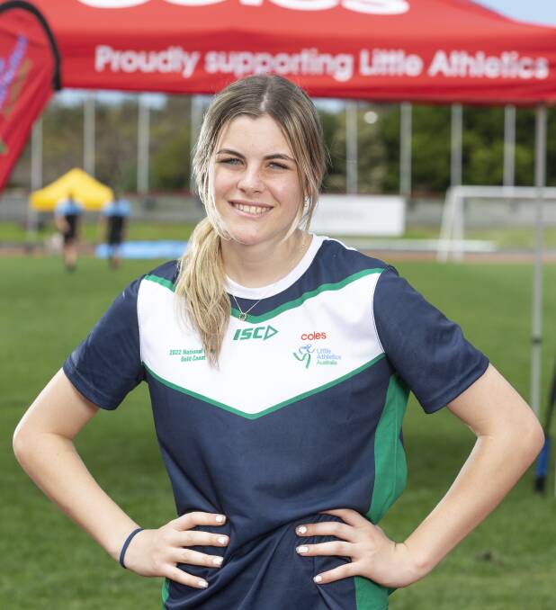 Isabella Wall said the recent Little Athletics National Camp was a great experience.