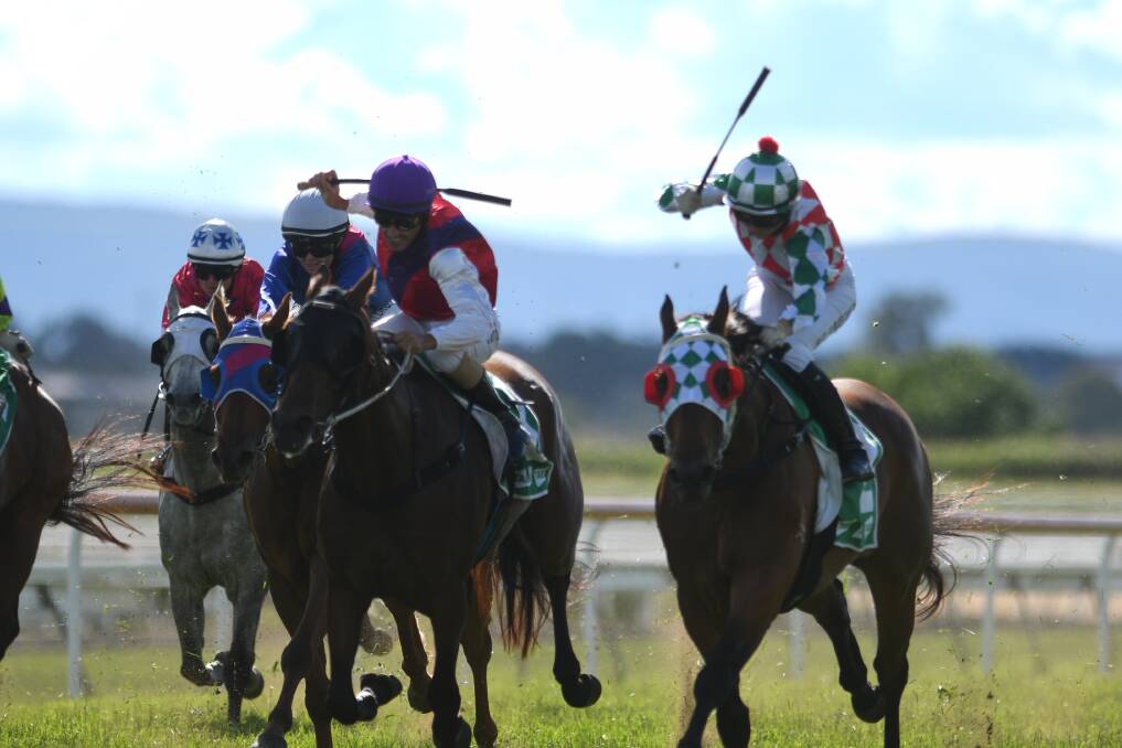 The Armidale Cup, which last year saw the Troy O'Neile-trained Beckford (outside) salute is one of the first eligible races for next year's Big Dance. Picture Ben Jaffrey