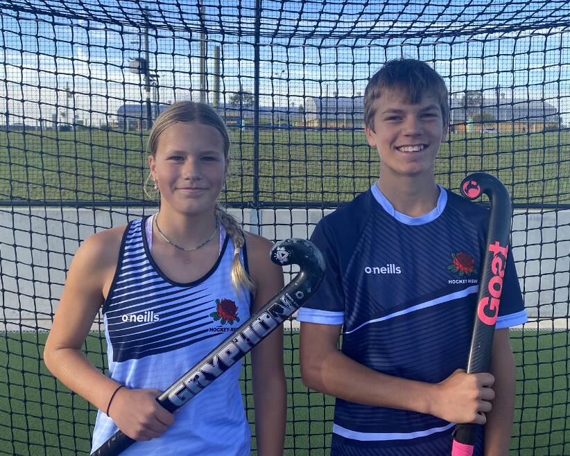 Laura Hall and Ollie Burrows are eagerly counting down to the under 15s nationals, which will be played in Darwin from April 15-21.