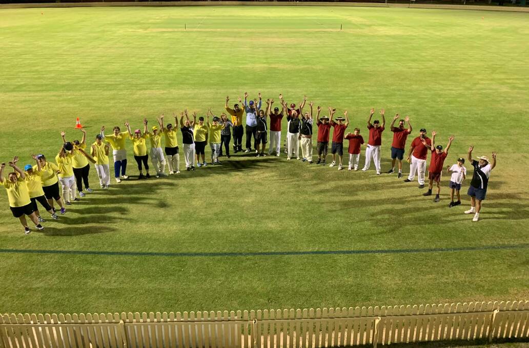 Smashing success: Friday night's charity game was lots of fun for all involved. Photo: Supplied
