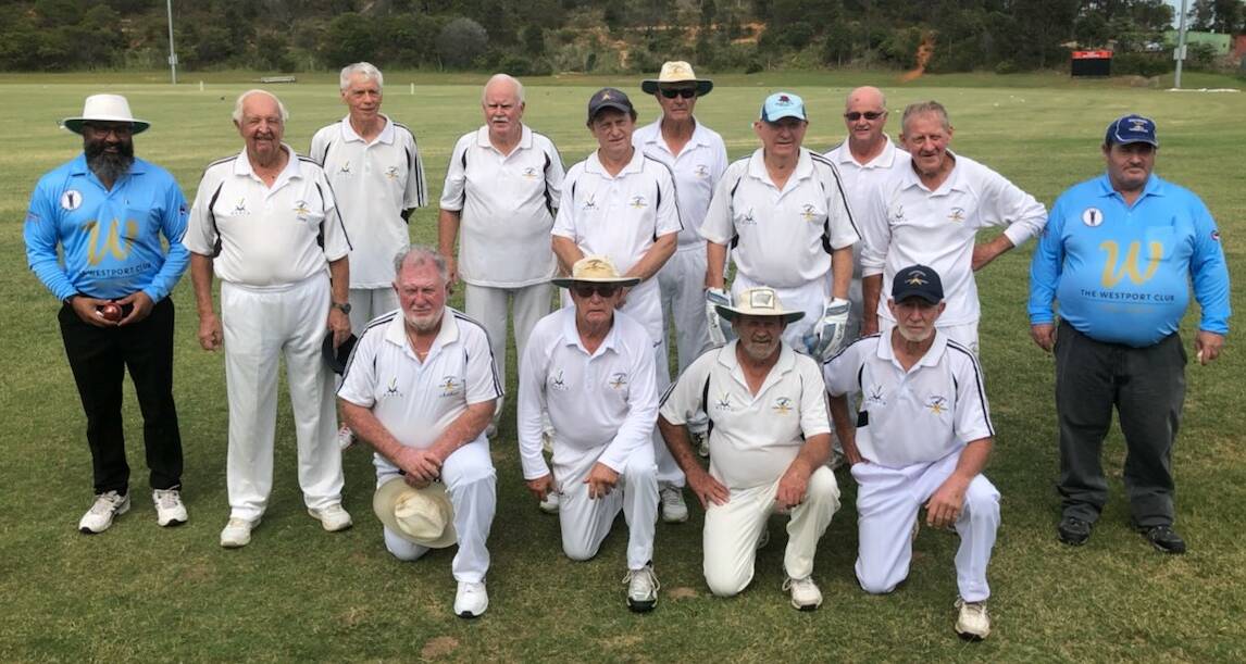 Valiant effort: The Tamworth over-70s fell just short of the state championships silverware.
