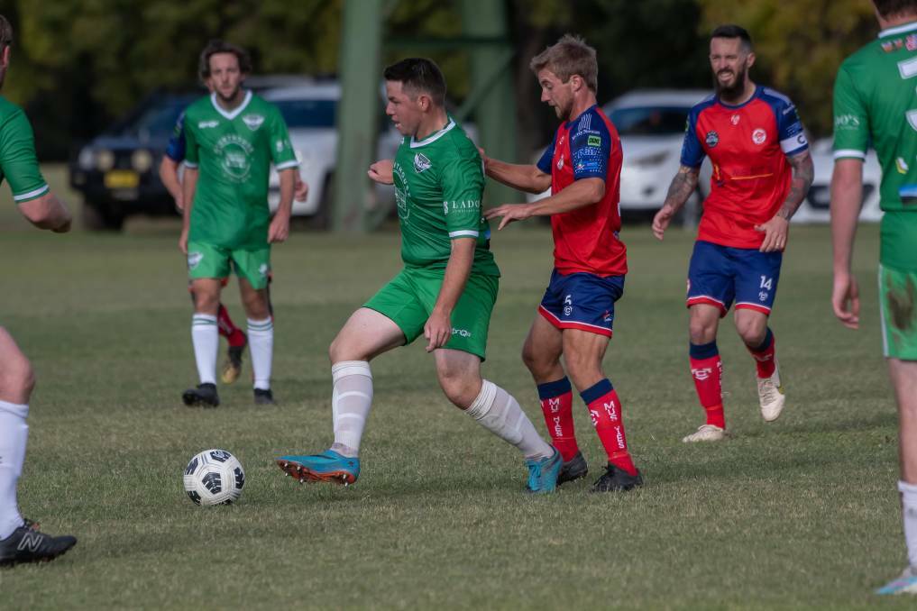 Alex Barton and his Hillvue side will be looking for their third win of the season when they take on Moore Creek on Saturday. Picture Peter Hardin