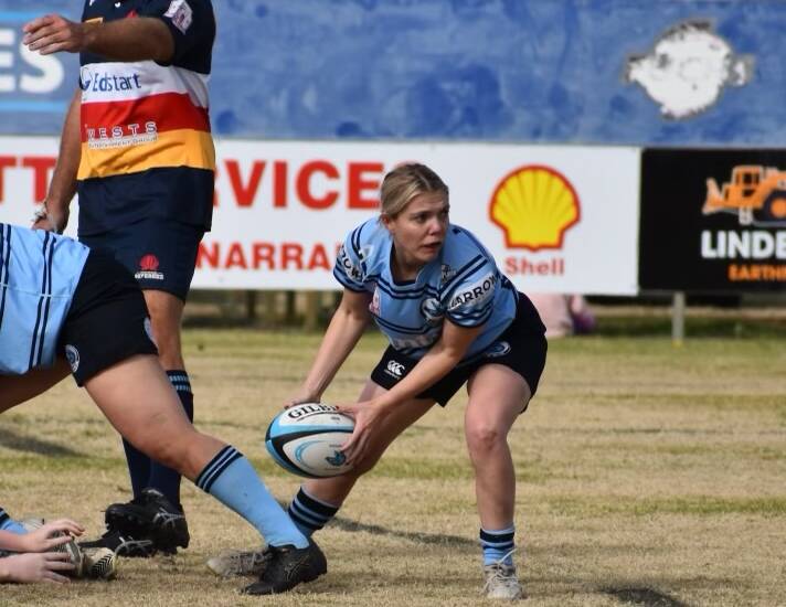 Cruckshank in action for the Blue Boars during the season. Picture Supplied.