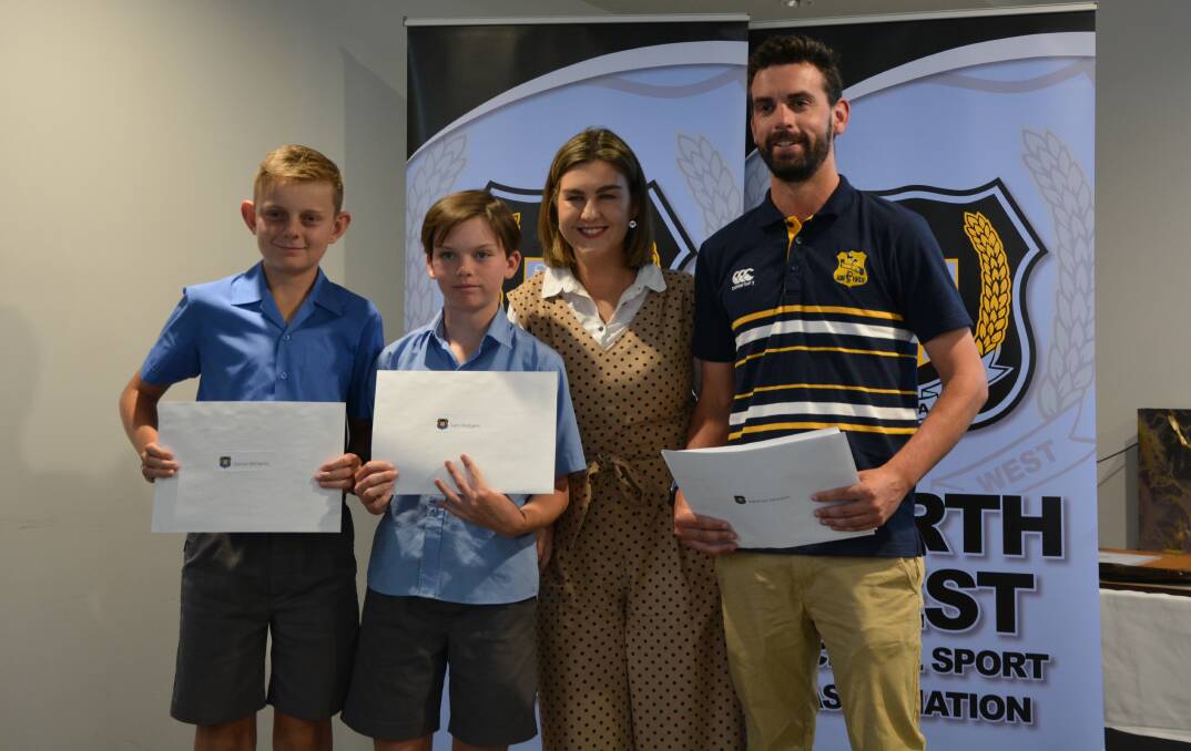 The state title-winning Tamworth Public School team received the Excellence in Sport Award.