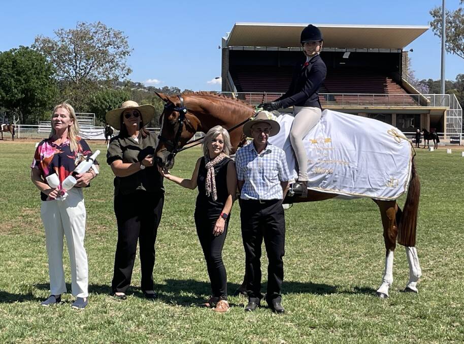 In October Bridie was named Grand Champion at the Off The Track NSW Country Championships. The horse she rode, "Haveyou" is owned and trained by sister Allie, but she was unable to compete that weekend due to school commitments.