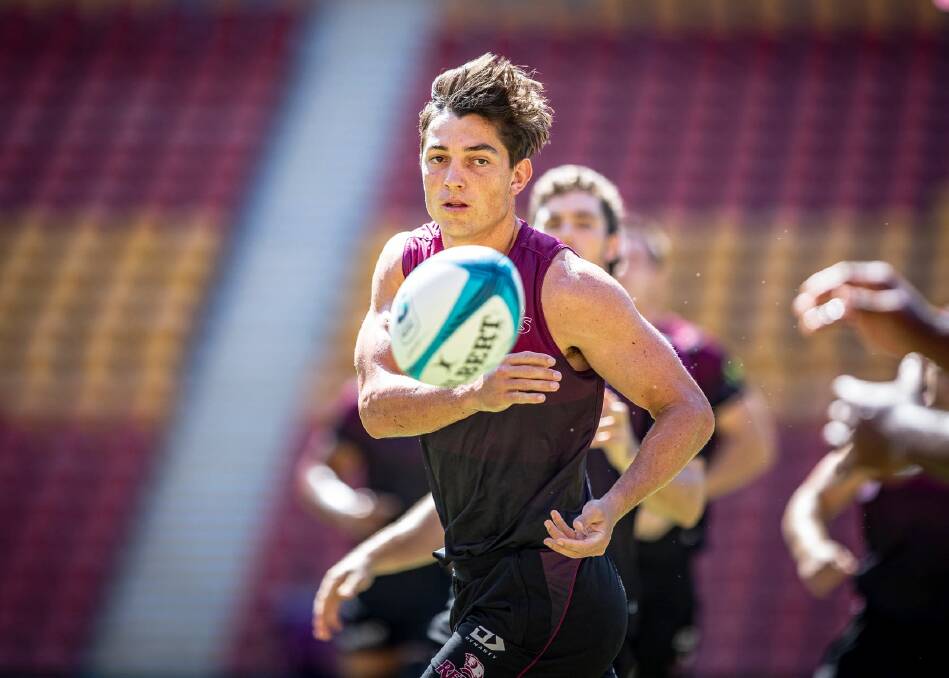 Debut nigh: Jock Campbell has been included in the Wallabies squad for next month's trip to Argentina. Photo: QLD Reds