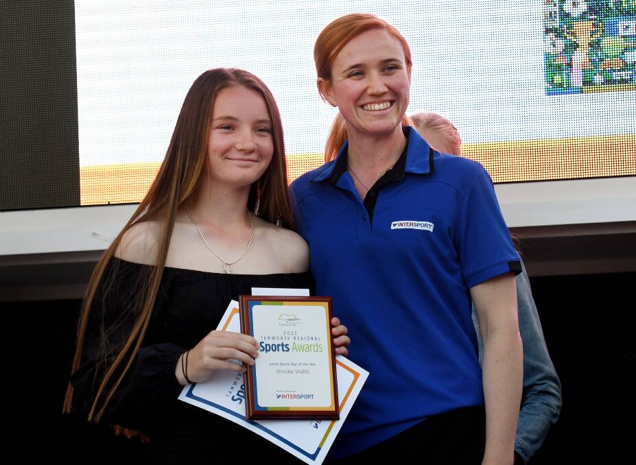 Brooke Wallis was named the Tamworth junior sports star of the year. Picture by Gareth Gardner