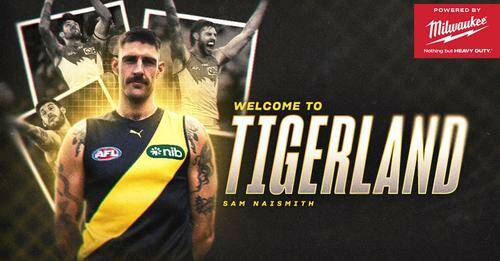 Sam Naismith has been signed by the Tigers for the 2024 season.