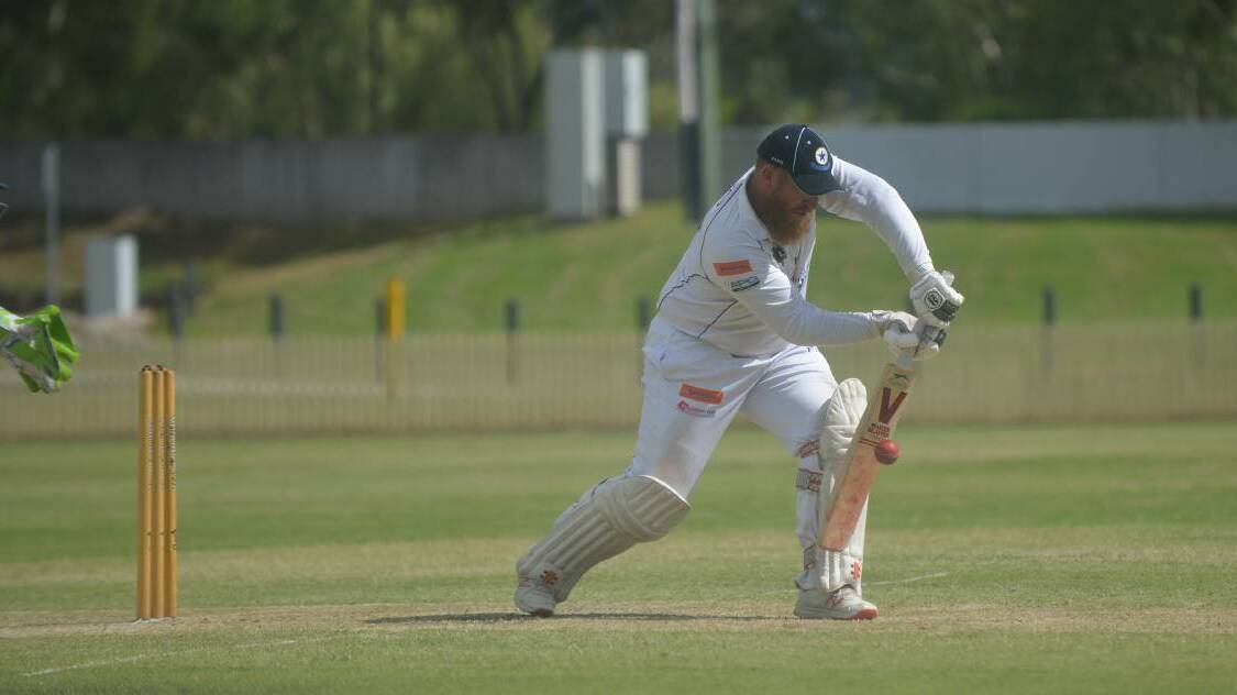 Hitting the ground running: Simon Norvill picked up straight where he left off last season scoring back-to-back half centuries to open his season account. 