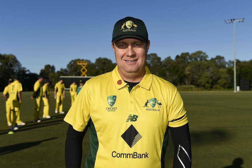 Pulling on the green and gold last year was one of the highlights of Nat Young's life. Picture Cricket Australia