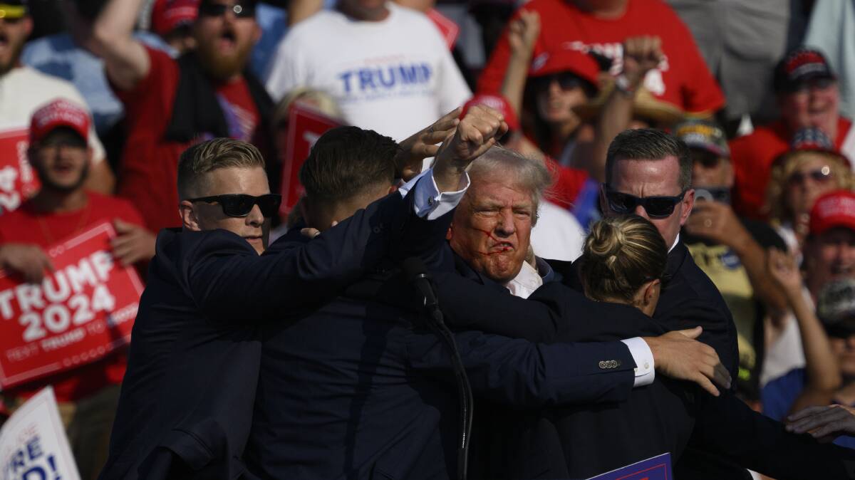 The attempted assassination of Donald Trump will make Joe Biden's campaign harder. Picture Getty Images
