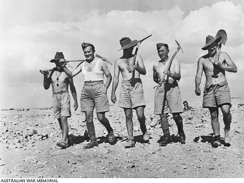 More than 14,000 Australian soldiers in total were involved in the famed Siege of Tobruk (SUPPLIED)