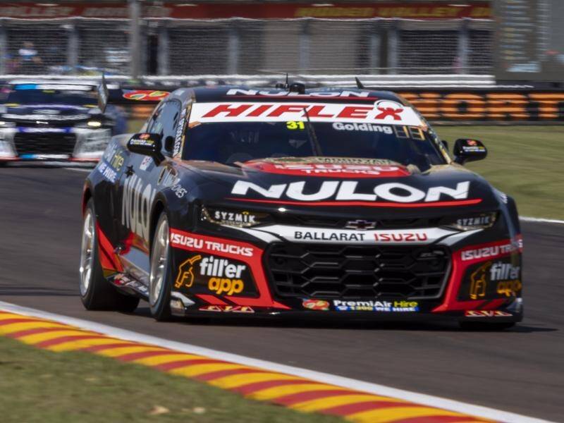 James Golding will start from pole position for Supercars race one in Darwin. (HANDOUT/EDGE PHOTOGRAPHICS)
