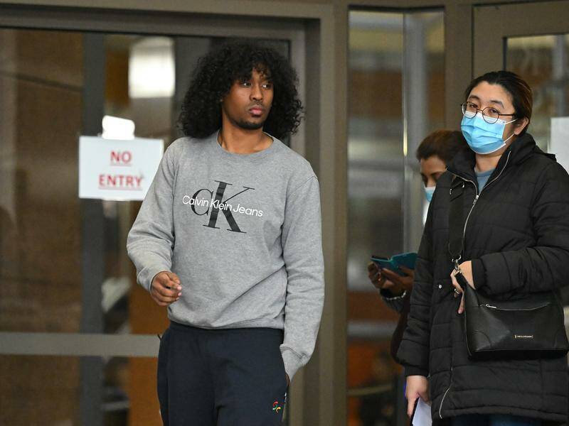 Semaj Cigobia is accused helping two men avoid police apprehension over a fatal factory fire. Photo: James Ross/AAP PHOTOS